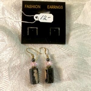 Rhodonite Earrings